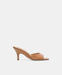 BELEN HEELS TAN LEATHER