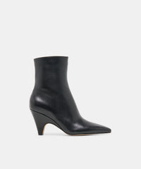 CRUZ BOOTIES BLACK LEATHER