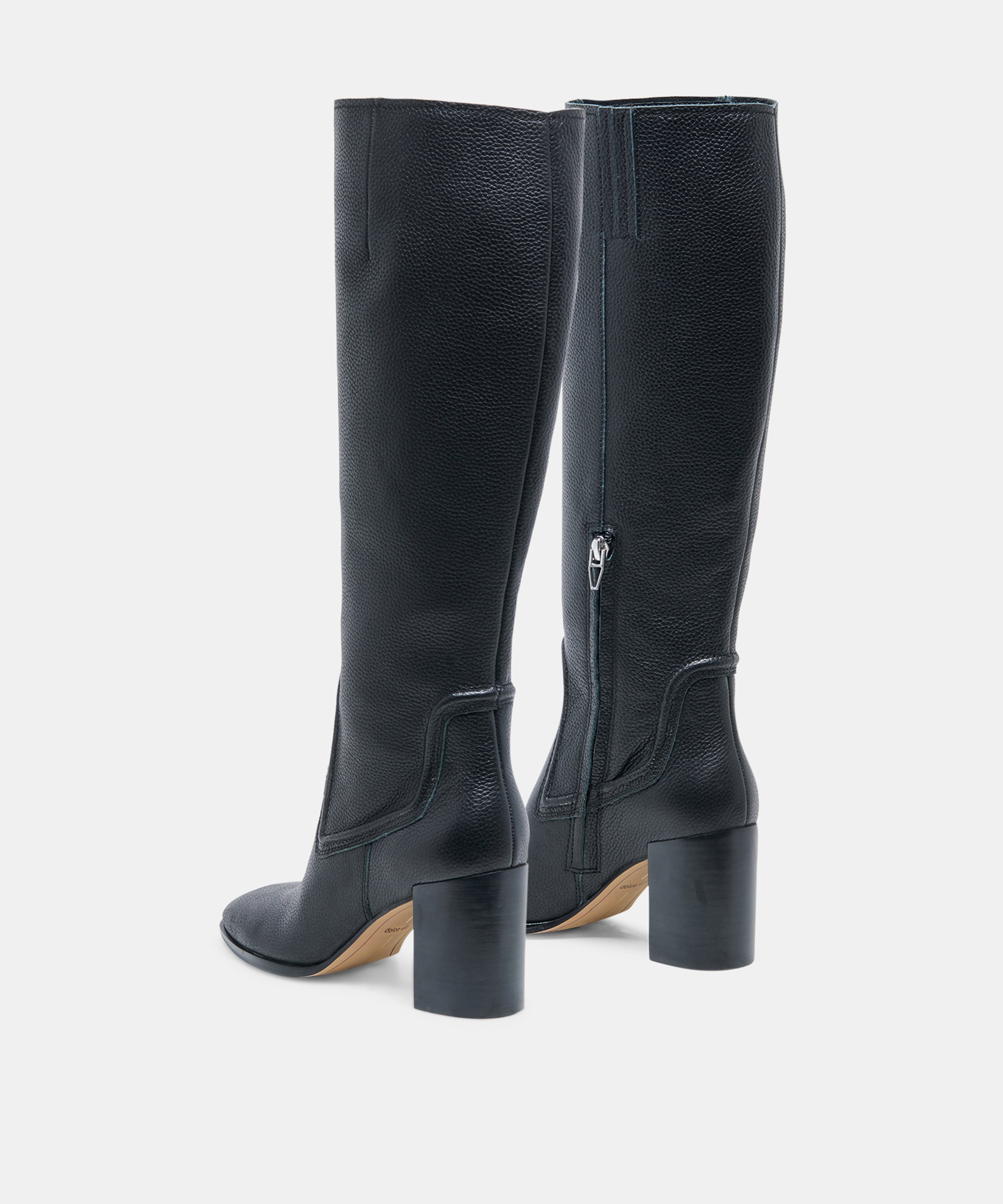 FUEGO BOOTS BLACK LEATHER