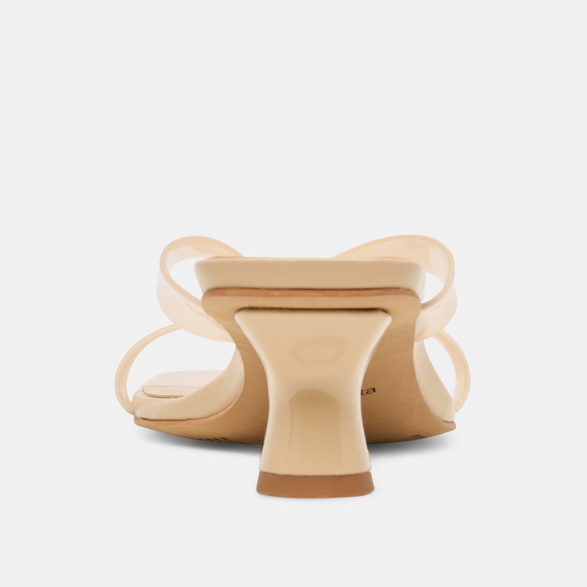BREVEL VINYL WIDE HEELS PRALINE JELLY